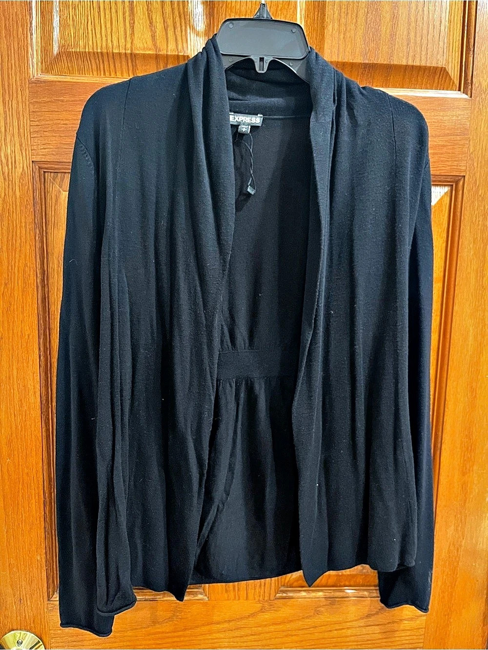 Express Black Long Sleeve Cardigan Size Small Like New
